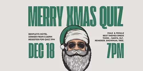 Annual Christmas Quiz - Bentleys Hotel Clare