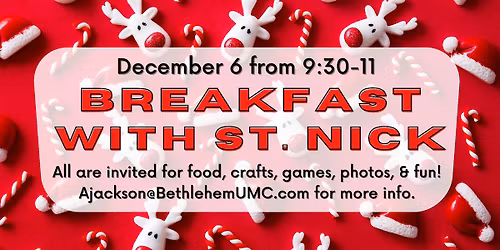 Breakfast with St Nick 