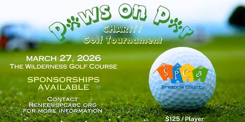 SPCA Paws on Par Charity Golf Tournament