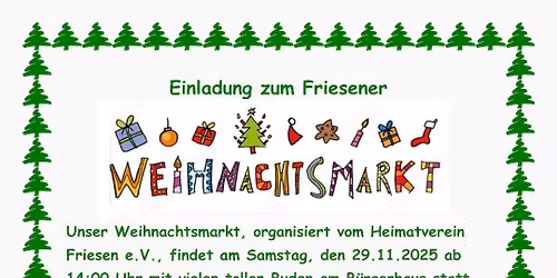 Friesener Weihnachtsmarkt 