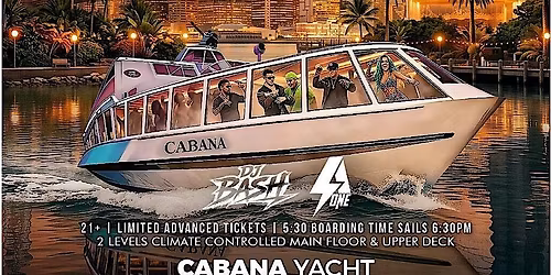 Latinos NYC Sunset Cruise \u2013 Reggaeton & Fiesta Latina at Cabana Yacht