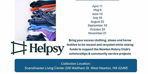 Helpsy Clothing & Textile Drive