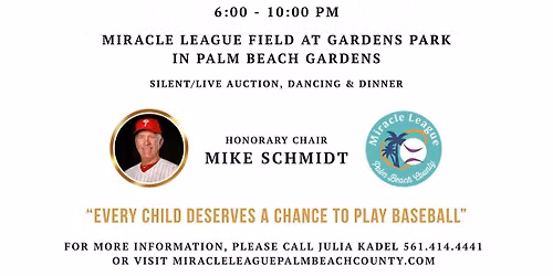 MLPBC Dinner on the Diamond "Beyond the Bases" with Mike Schmidt