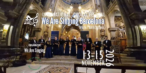 We Are Singing Barcelona 2026 International Choral Festival