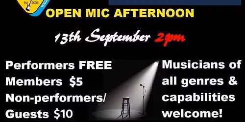 Bidgee Blues & Roots Club August Open Mic Afternoon