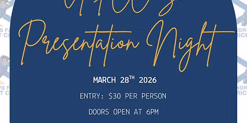 AFCC SENIOR PRESENTATION NIGHT