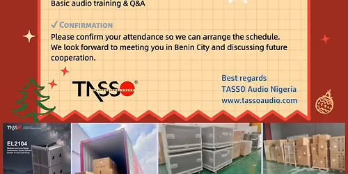 TASSO Audio is coming to Nigeria! \ud83c\udfb6