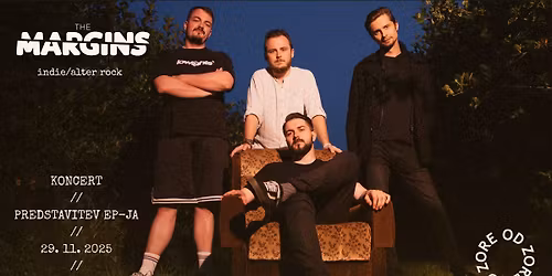 The Margins - predstavitev EPja Spet pognale bodo ro\u017ee