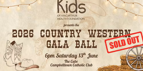 Kids of Macarthur Health Foundation Annual Gala Ball