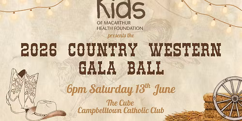 Kids of Macarthur Health Foundation Annual Gala Ball