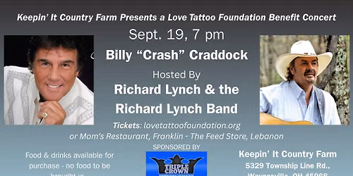 Billy "Crash" Craddock Hosted by Richard Lynch Band
