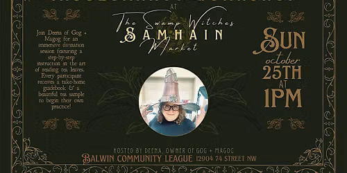 Tasseomancy Workshop hosted by Deena, Owner of Gog + Magog