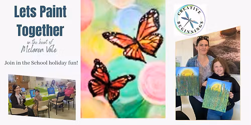 'Lets Paint Together' School Holiday Art class