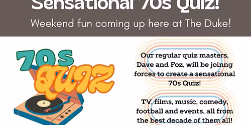 Sensational 70s Quiz!