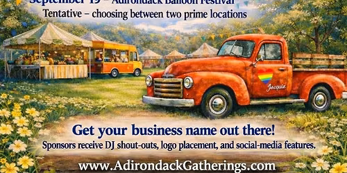 Adirondack Gatherings Park-a-Palooza
