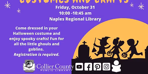 Costumes and Crafts at Naples Regional Library