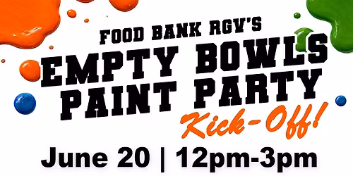 Food Bank RGV's Empty Bowls Paint Party Kick-Off with La Plaza Mall
