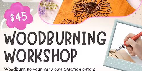 Woodburning workshop - Design Your Own Cutting Board