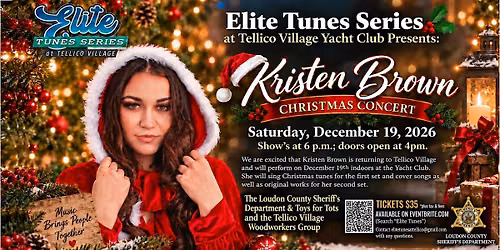 Kristen Brown Christmas Charity Concert with Toys for Tots