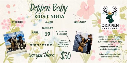 Deppen Baby Goat Yoga