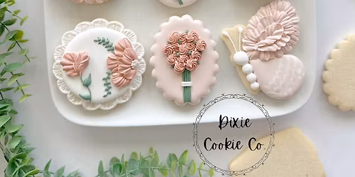 Intermediate Florals Cookie Decorating Class\ud83c\udf38