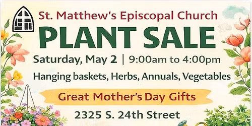 Second Annual Plant Sale
