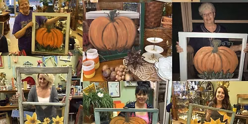 5:40pm Fall window painting class