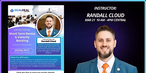 Short Term Rentals & Velocity Banking Workshop -