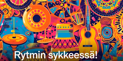 Rytmin sykkeess\u00e4! Vuotalossa klo 18.00