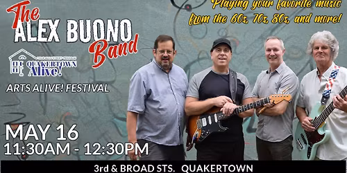 Alex Buono Band at Arts Alive! Festival