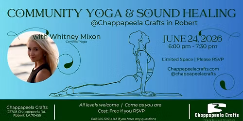 Community Yoga and Sound Healing Class