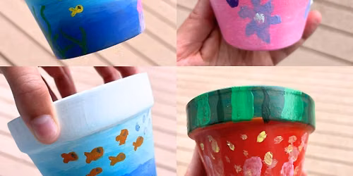 Free Wednesday Activity- PAINT A POT AND PLANT FLOWER SEEDS! 