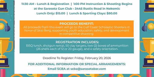 15th Annual Skip Berg Sporting Clays Event