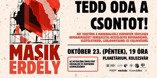 Tedd oda a csontot! \u25fe\ufe0f M\u00c1SIK ERD\u00c9LY \u25fe\ufe0f Okt\u00f3ber 23., 19:00