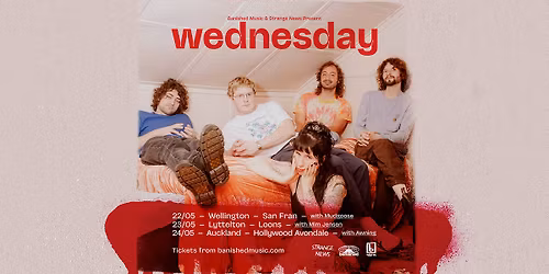 Wednesday 'Bleeds' NZ Tour - Wellington