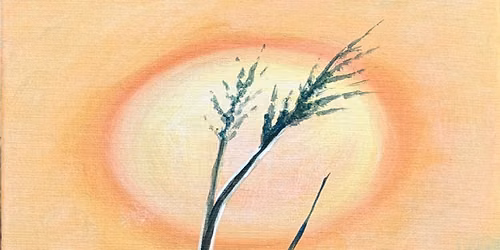 Dragonfly Sunset Canvas Paint and Sip