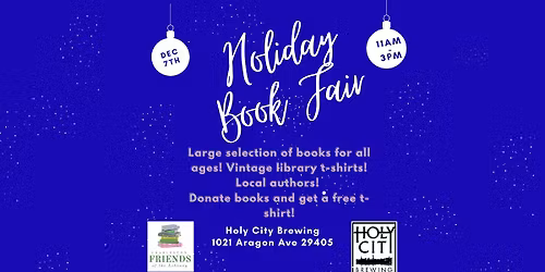 Holiday Book Fair at Holy City!