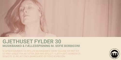 Jubil\u00e6ums Musikbanko & F\u00e6llesspisning