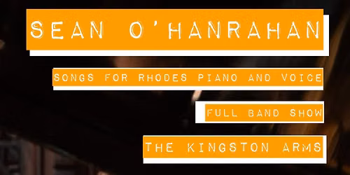 Sean O\u2019Hanrahan Full Band Show