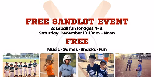 \u26be CSA Sandlot \u2013 Free Baseball Fun for Ages 4\u20138!