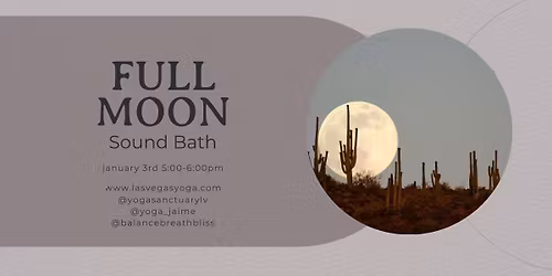 Full Moon Sound Bath