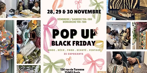Pop up Black Friday - Boutique cr\u00e9ateur invite Tutti Frutti