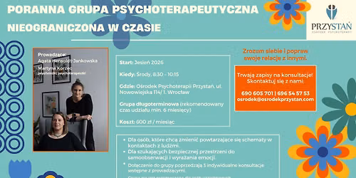 Grupa psychoterapeutyczna nieograniczona w czasie