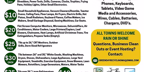 Electronics Recycling Event- Worcester YMCA