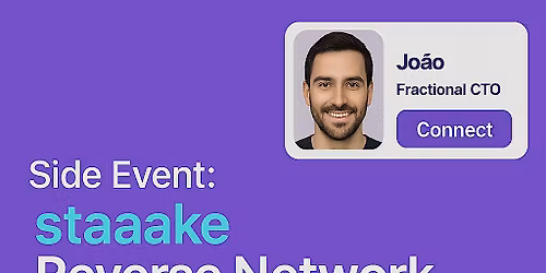 staaake Reverse Network Opening Power Walk at Lisbon Tech Conference