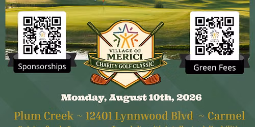 1st Annual Carmel Village of Merici Golf Classic at Plum Creek Golf Club on Monday, August 10th! — 12401 Lynnwood Blvd, Carmel, IN 46033-8815, United States