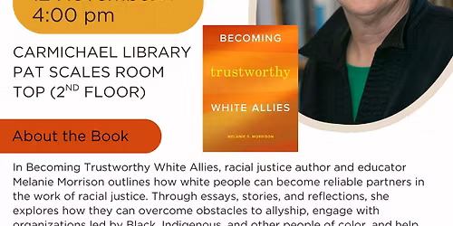 Book Talk and Signing with Melanie Morrison