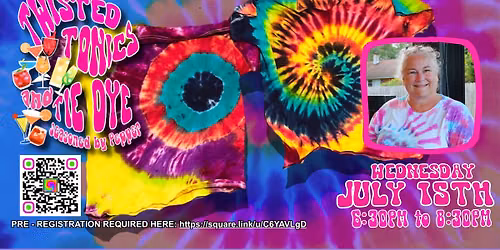 Twisted Tonics and Tie Dye seasoned by Pepper at Paddy\u2019s