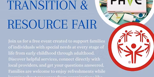 Transition & Resource fair! Feria de Transici\u00f3n y Recursos