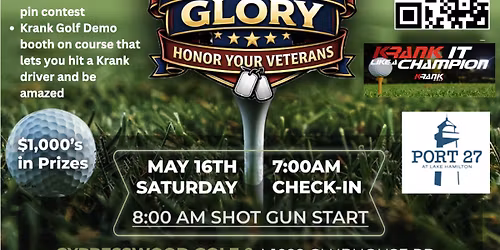 Veterans Outdoor Ministries 1st Annual Golfing Charity Event, CYPRESSWOOD GOLF & COUNTRY CLUB